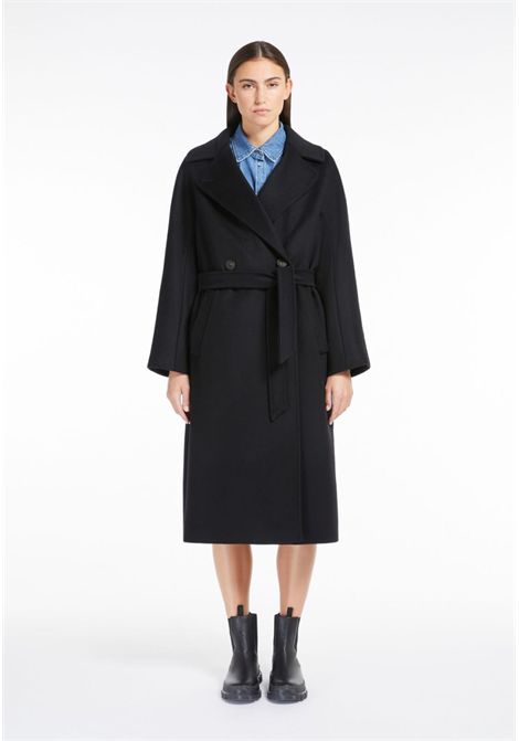 Cappotto midi doppiopetto in lana Weekend Max Mara | RESINA013